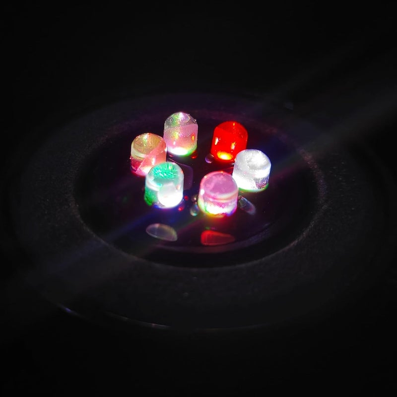 NICREW Multi-Colored LED Aquarium Bubbling Stone Disk, Round Fish Tank Bubbler with Auto Color Changing LEDs - Image 3